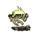 Sticker | chopper (Gold) | Antwerp 2022