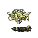 Sticker | cadiaN (Gold) | Antwerp 2022