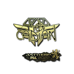Sticker | cadiaN (Gold) | Antwerp 2022