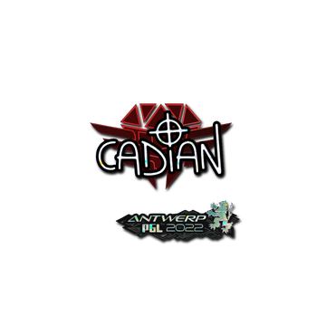 Sticker | cadiaN (Glitter) | Antwerp 2022