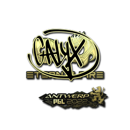 Sticker | Calyx (Gold) | Antwerp 2022