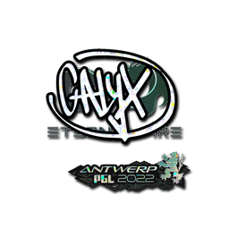 Sticker | Calyx (Glitter) | Antwerp 2022