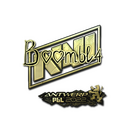 Sticker | Boombl4 (Gold) | Antwerp 2022