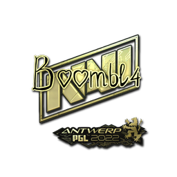 Sticker | Boombl4 (Gold) | Antwerp 2022
