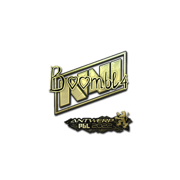 Sticker | Boombl4 (Gold) | Antwerp 2022