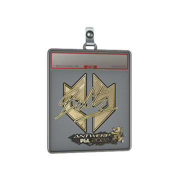 Sticker Slab | boltz (Gold) | Antwerp 2022