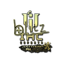 Sticker | bLitz (Gold) | Antwerp 2022