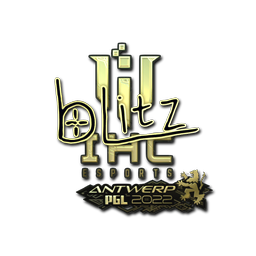 Sticker | bLitz (Gold) | Antwerp 2022