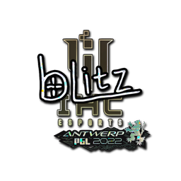 Sticker | bLitz (Glitter) | Antwerp 2022