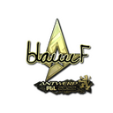 Sticker | blameF (Gold) | Antwerp 2022