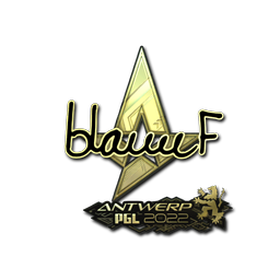 Sticker | blameF (Gold) | Antwerp 2022