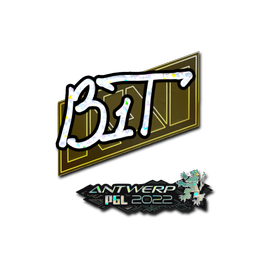 Sticker | b1t (Glitter) | Antwerp 2022