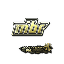 Sticker | MIBR (Gold) | Antwerp 2022