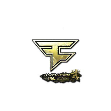 Sticker | FaZe Clan (Gold) | Antwerp 2022
