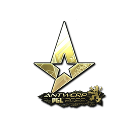 Sticker | Astralis (Gold) | Antwerp 2022