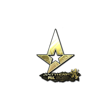 Sticker | Astralis (Gold) | Antwerp 2022