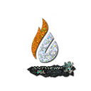 Sticker | Copenhagen Flames (Glitter) | Antwerp 2022