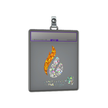 Sticker Slab | Copenhagen Flames (Glitter) | Antwerp 2022