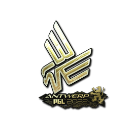 Sticker | Bad News Eagles (Gold) | Antwerp 2022