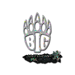 Sticker | BIG (Glitter) | Antwerp 2022