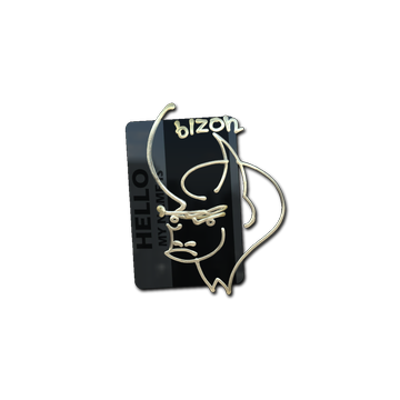 Sticker | Hello PP-Bizon (Gold)