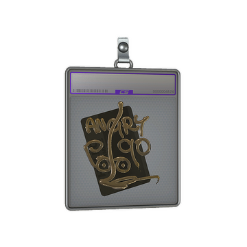 Sticker Slab | Hello P90 (Gold)