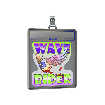 Sticker Slab | Toxic Wave Rider