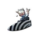 Sticker | Hypnotic Surf K (Foil)