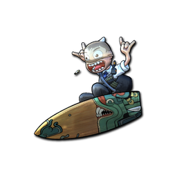 Sticker | Fire Serpent Surf K (Foil)