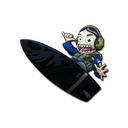 Sticker | Dark Water Surf Ava (Foil)