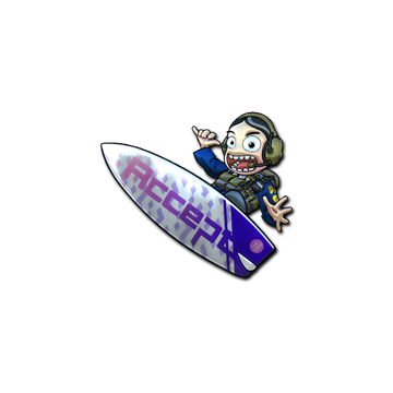 Sticker | Akihabara Accept Surf Ava (Foil)