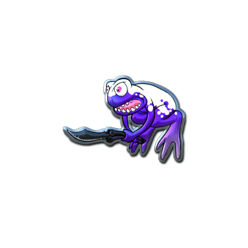 Sticker | Ultraviolet Poison Frog (Foil)