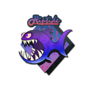 Sticker | Purple Jaggyfish