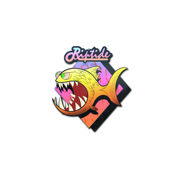 Sticker | Yellow Jaggyfish