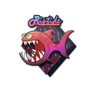Sticker | Pink Jaggyfish