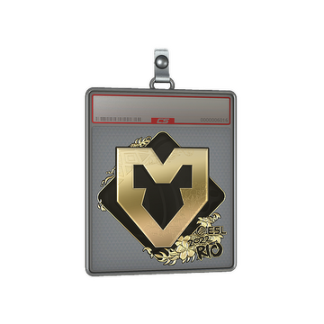 Sticker Slab | MOUZ (Gold) | Rio 2022