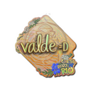 Sticker | v4lde (Holo) | Rio 2022