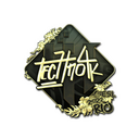 Sticker | Techno4K (Gold) | Rio 2022