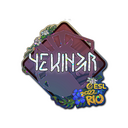 Sticker | YEKINDAR (Glitter) | Rio 2022