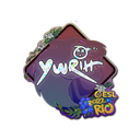 Sticker | yuurih (Glitter) | Rio 2022