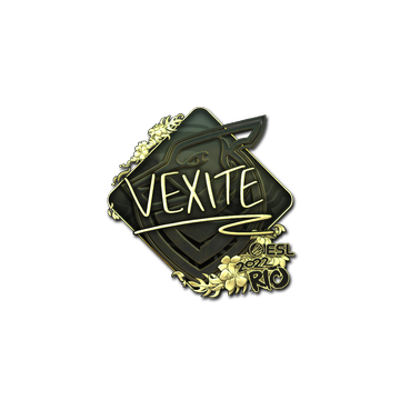 Sticker | vexite (Gold) | Rio 2022