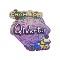 Sticker | qikert (Champion) | Rio 2022