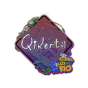 Sticker | qikert (Glitter) | Rio 2022