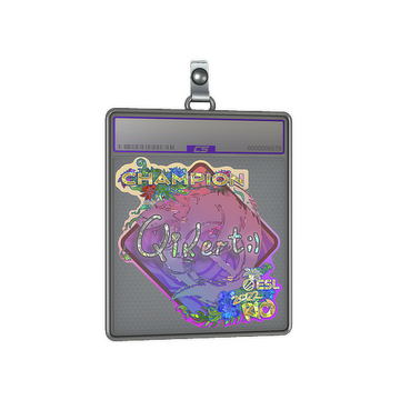 Sticker Slab | qikert (Glitter, Champion) | Rio 2022