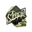 Sticker | s1mple (Gold) | Rio 2022