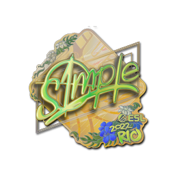 Sticker | s1mple (Holo) | Rio 2022