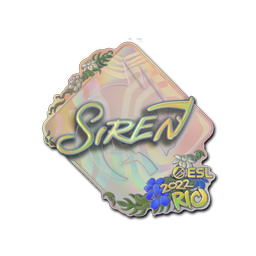 Sticker | S1ren (Holo) | Rio 2022