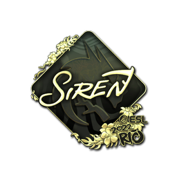 Sticker | S1ren (Gold) | Rio 2022