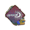Sticker | syrsoN (Glitter) | Rio 2022