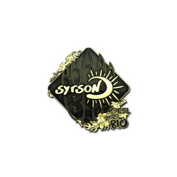 Sticker | syrsoN (Gold) | Rio 2022